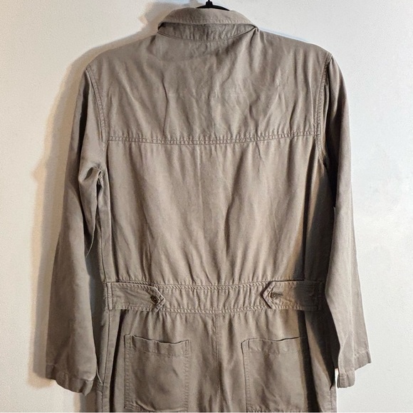 WILFRED FREE Sz 4 Boiler Suit Cotton Lyocel Linen Jumpsuit withh Pockets Buttons - Picture 7 of 10